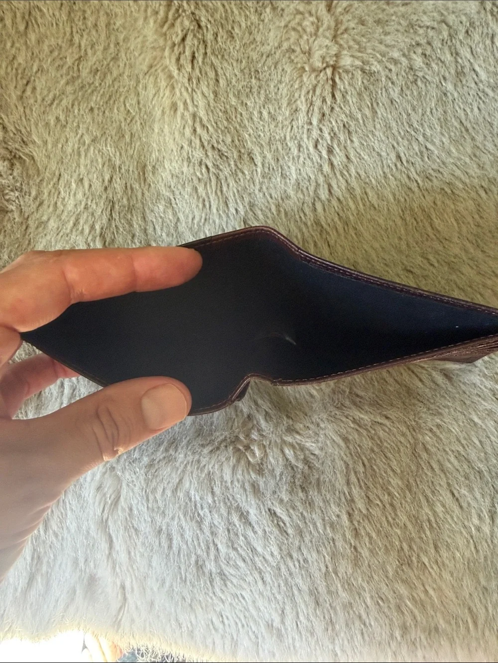 Classic Brown Leather Bi-Fold Wallet - Cole Haan